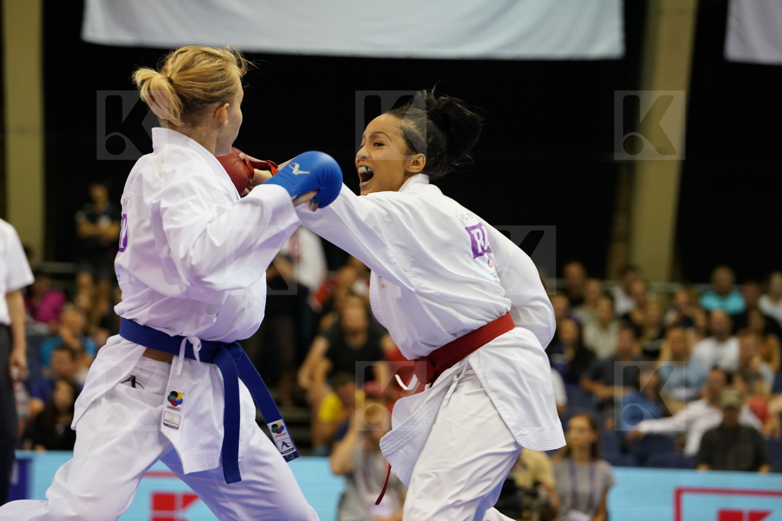 Female Kumite -61kg France Ignace Lucie Slovakia Suchankova Ingrida